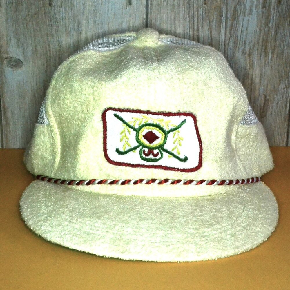 Vintage Sea Gull Golf Hat 100% Cotton Terry Cloth Material One Size Snapback